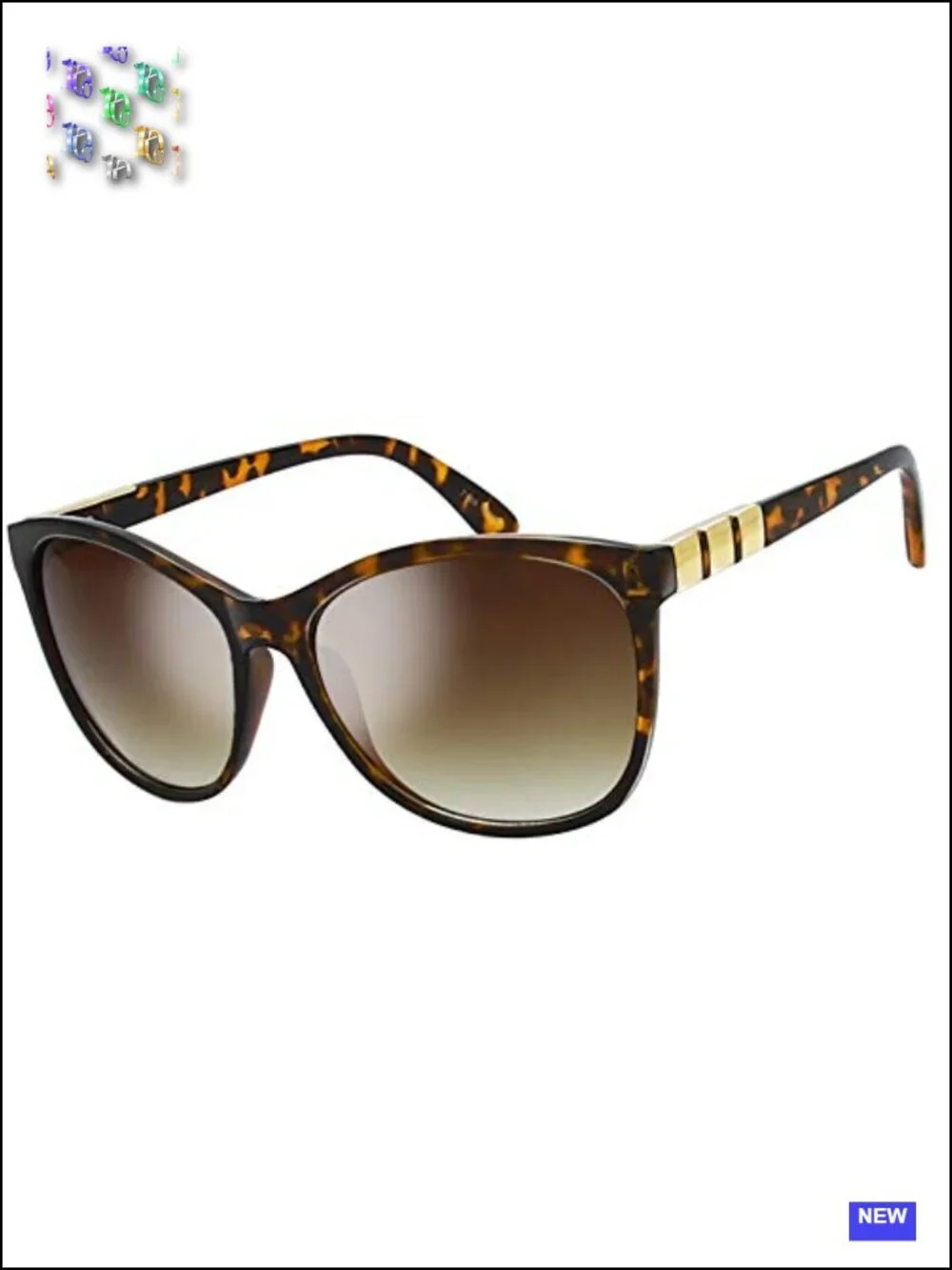 Women's Oversized Cat Eye Sunglasses UV Protection Gradient Lens Composite Frame